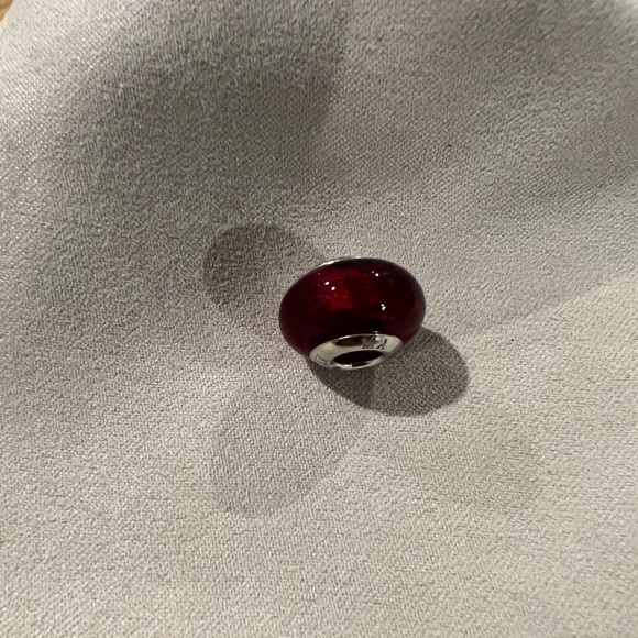 Kay Charmed Memories Red Murano Sterling Silver 925 Bead - Picture 2 of 4